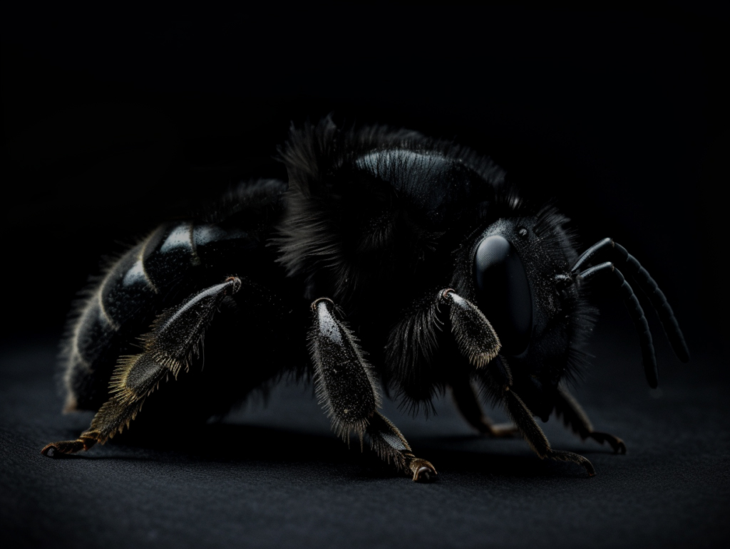 Abeilles noires troglodytes géantes
